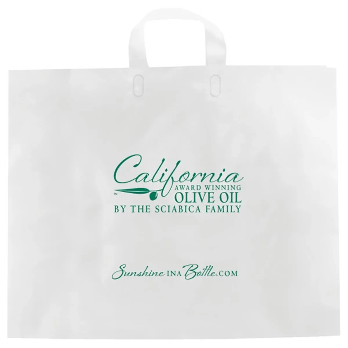 Color Frosted Soft Loop Handle Bags
