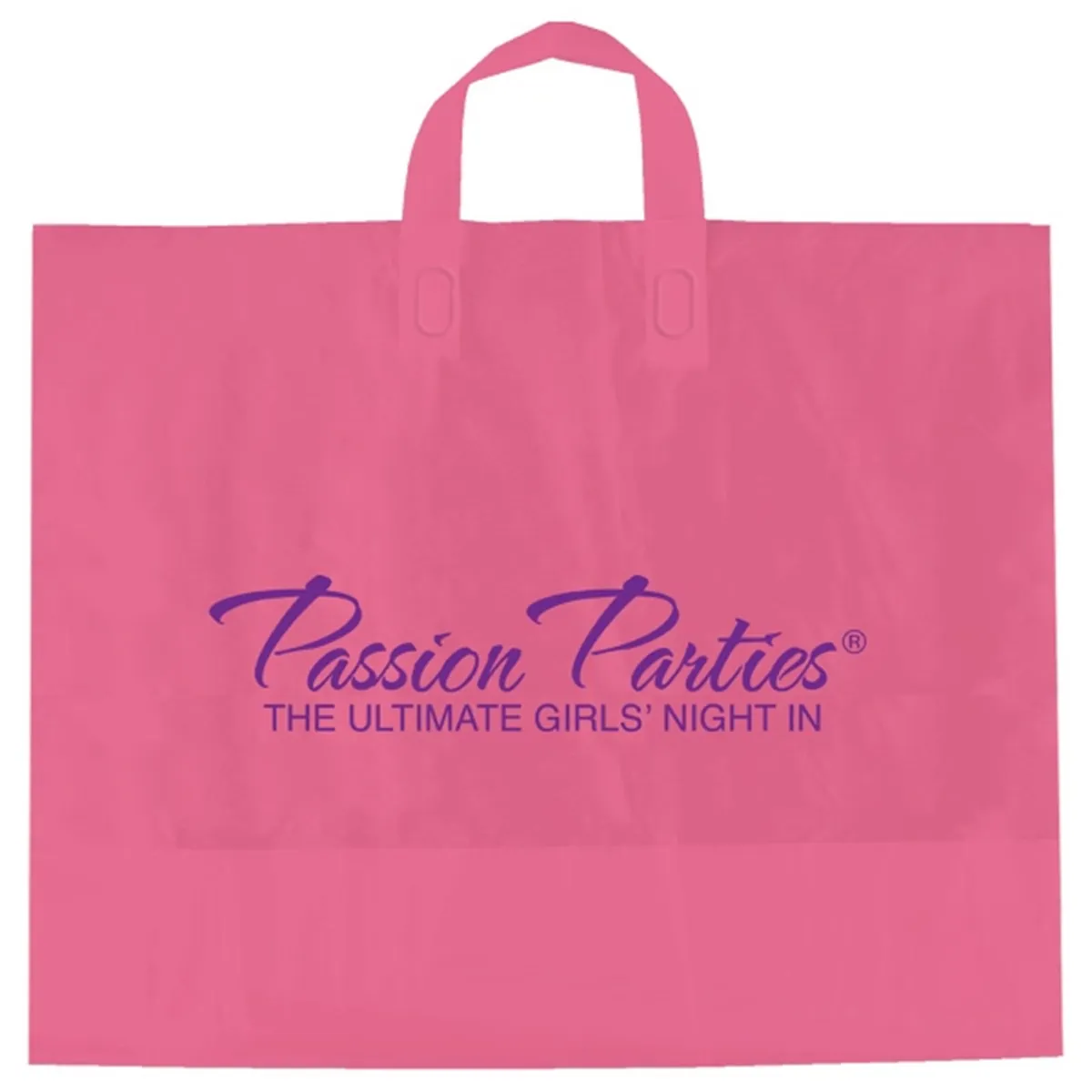 Color Frosted Soft Loop Handle Bags