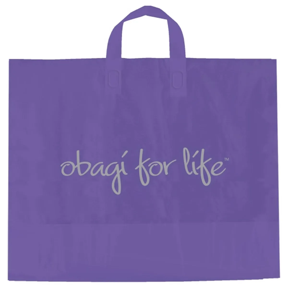 Color Frosted Soft Loop Handle Bags