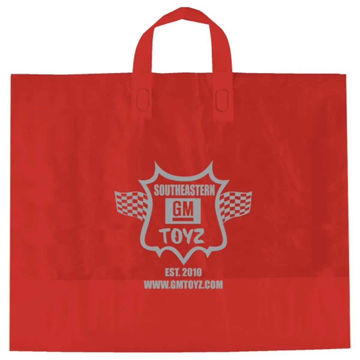 Color Frosted Soft Loop Handle Bags