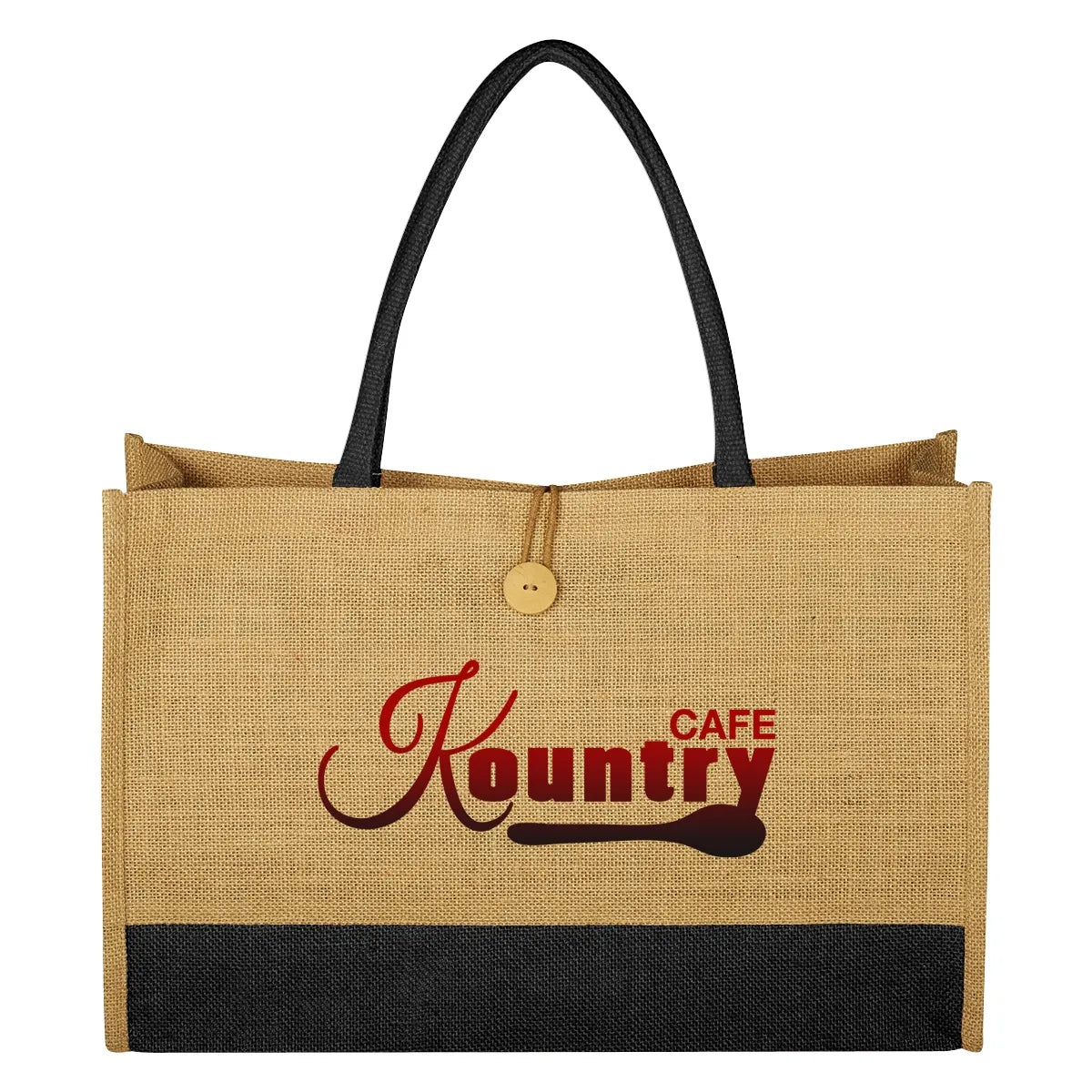 Jute Box Tote Bag