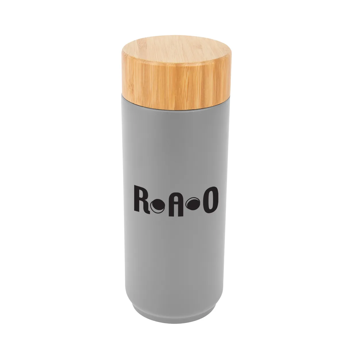 16 Oz. Stainless Steel Lexington Bottle With Bamboo Lid