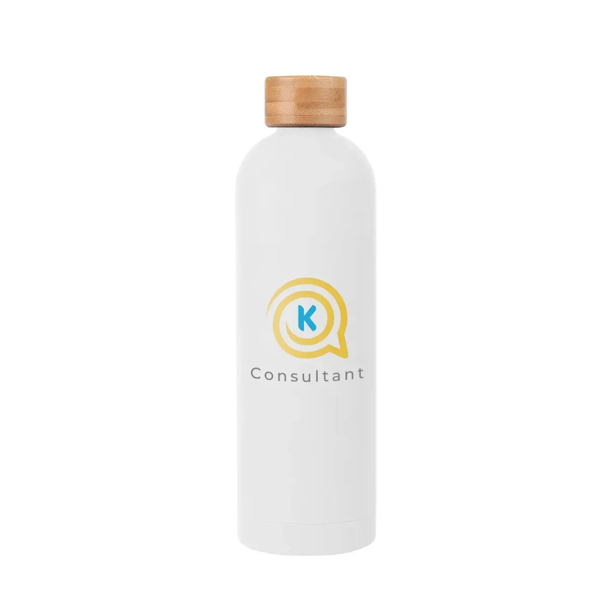 32 Oz. Viviane Stainless Steel Bottle With Bamboo Lid