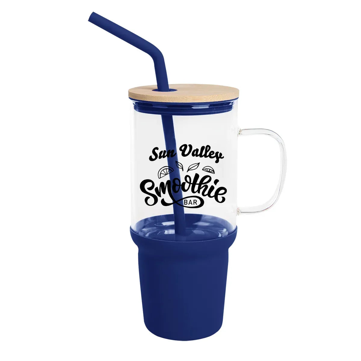 32 Oz. Evelyn Glass Tumbler With Handle