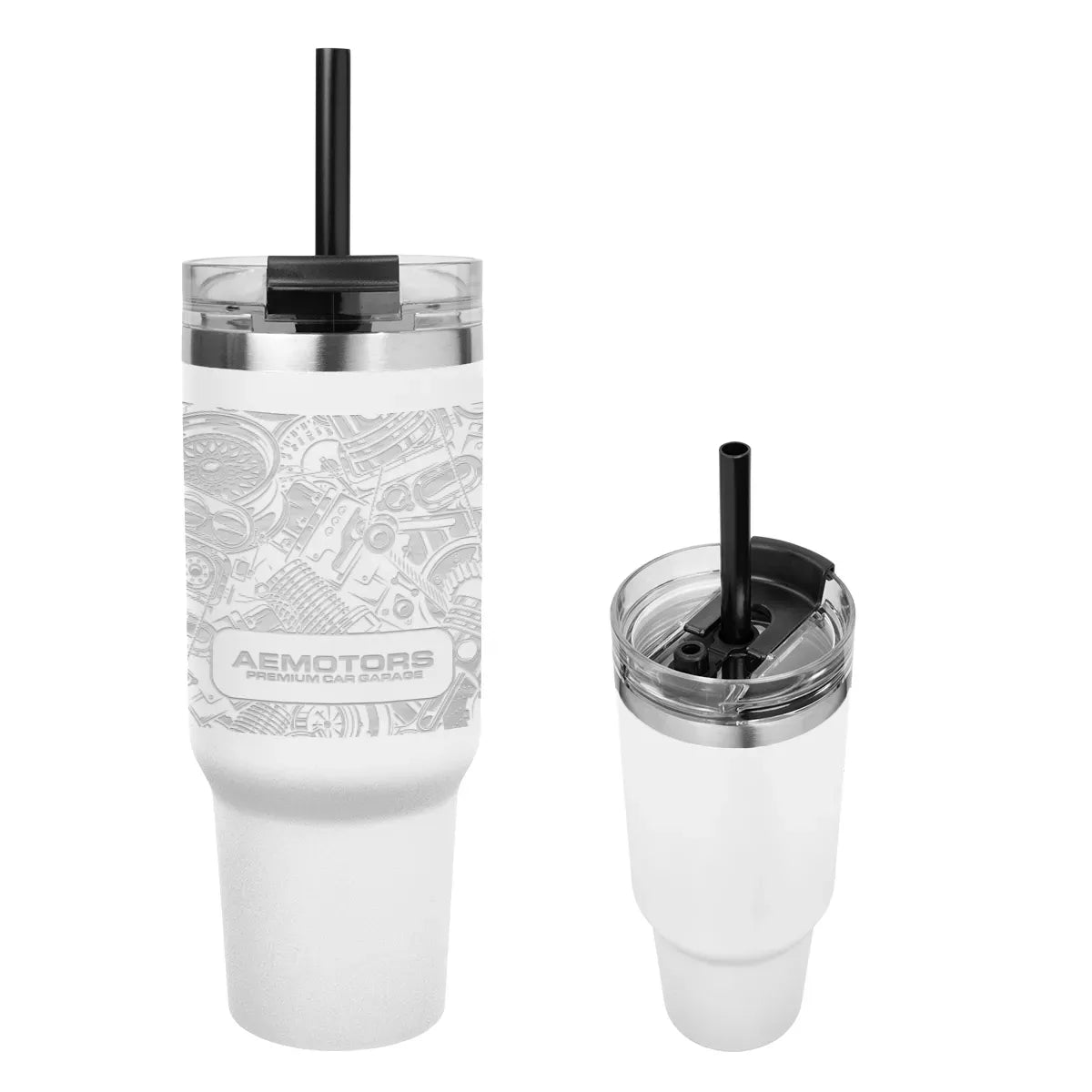 40 Oz. Full Laser Naomi Intrepid Stainless Steel Tumbler