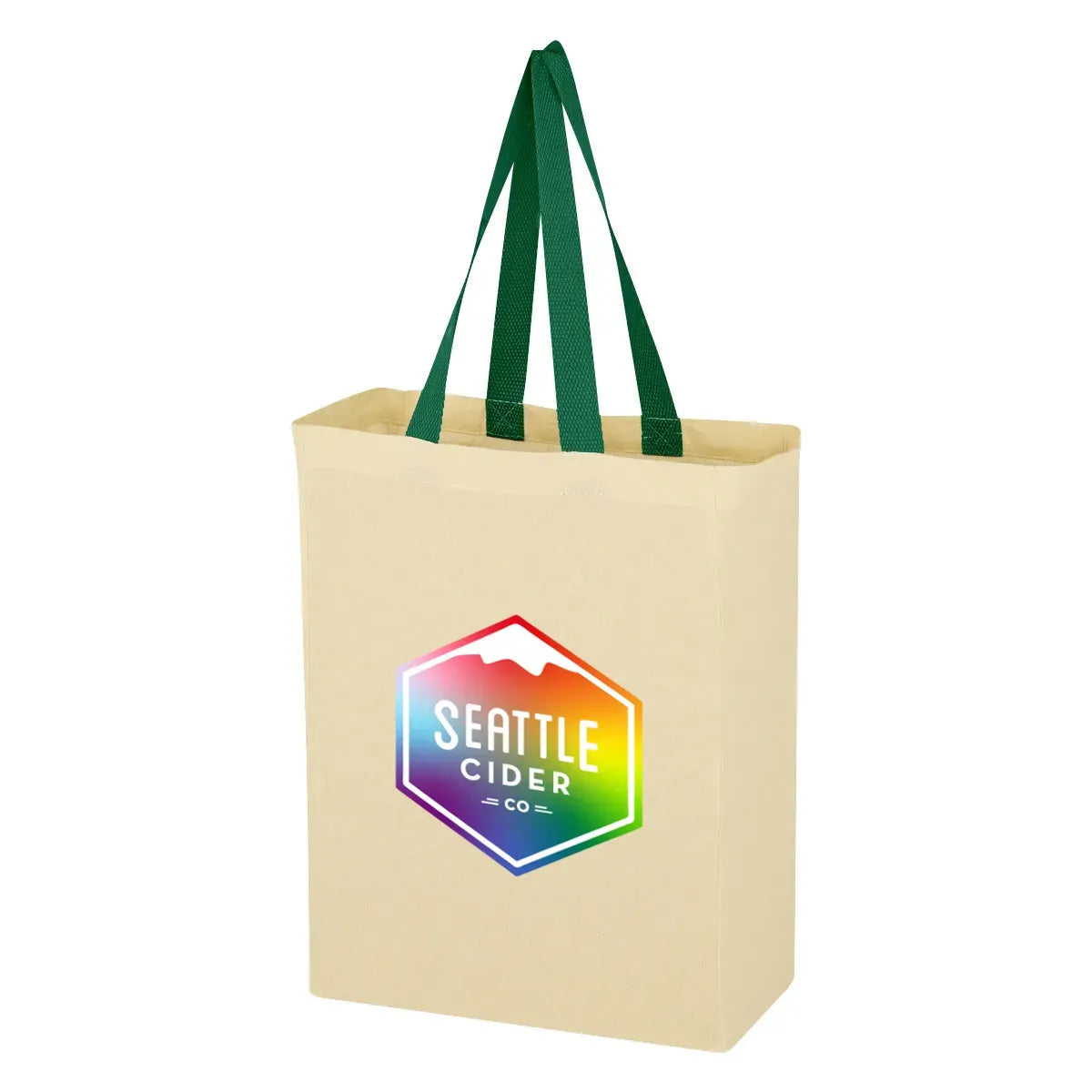 Full Color Natural Cotton Canvas Tote Bag