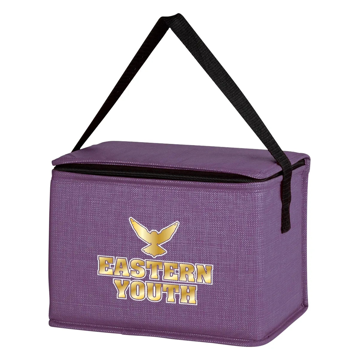 Crosshatch Non-Woven Lunch Bag