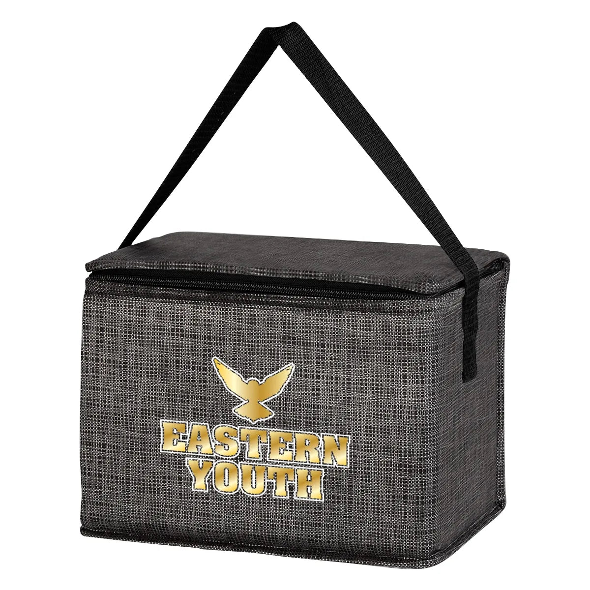 Crosshatch Non-Woven Lunch Bag
