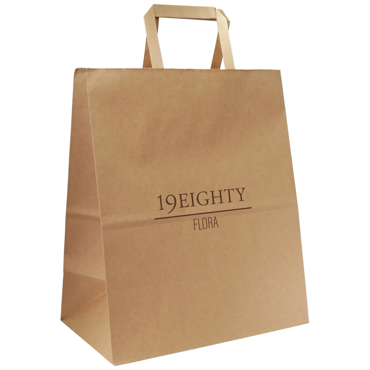 Flat Handle Paper Bag