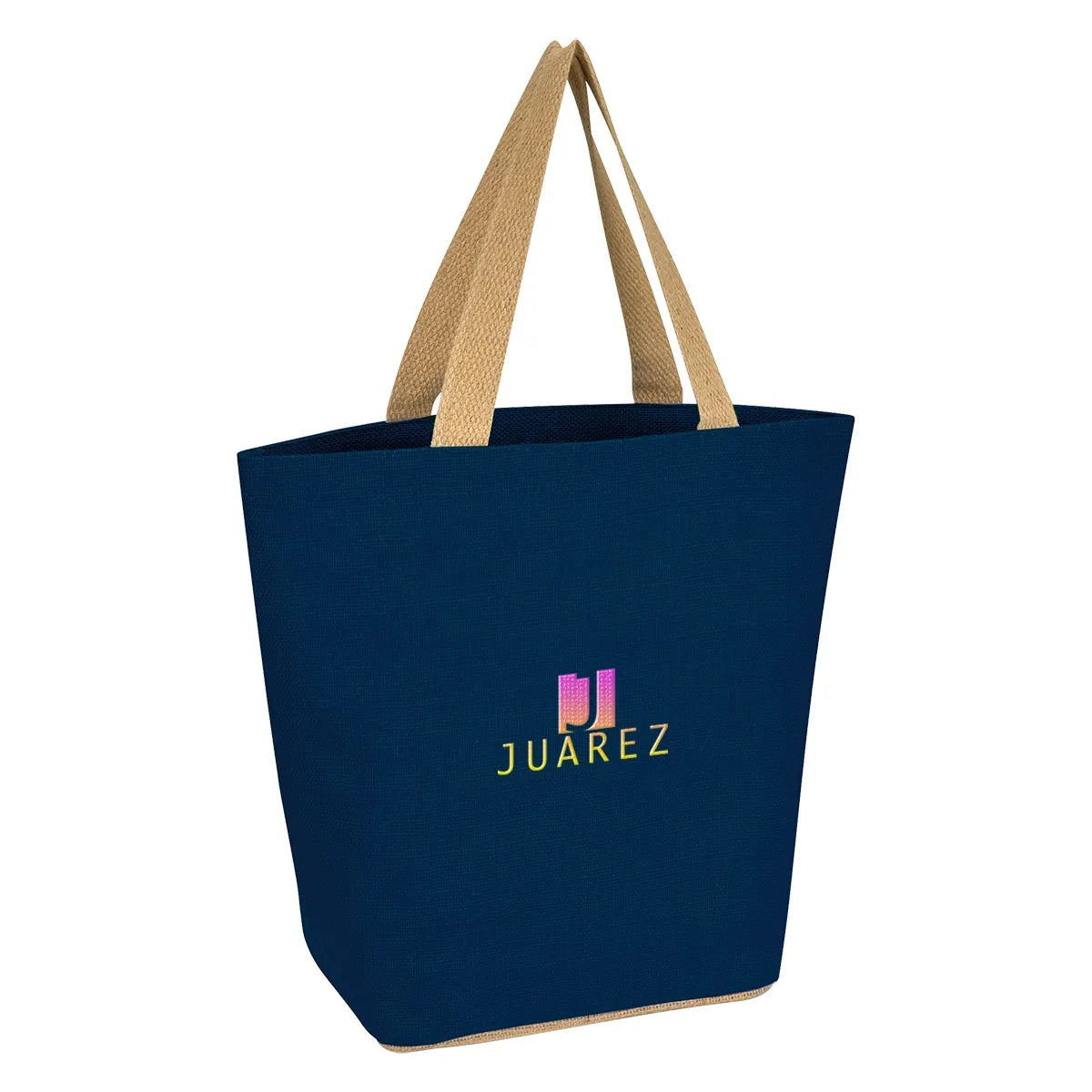 Marketplace Jute Tote Bag