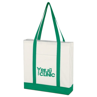 Non-Woven Tote Bag With Trim Colors