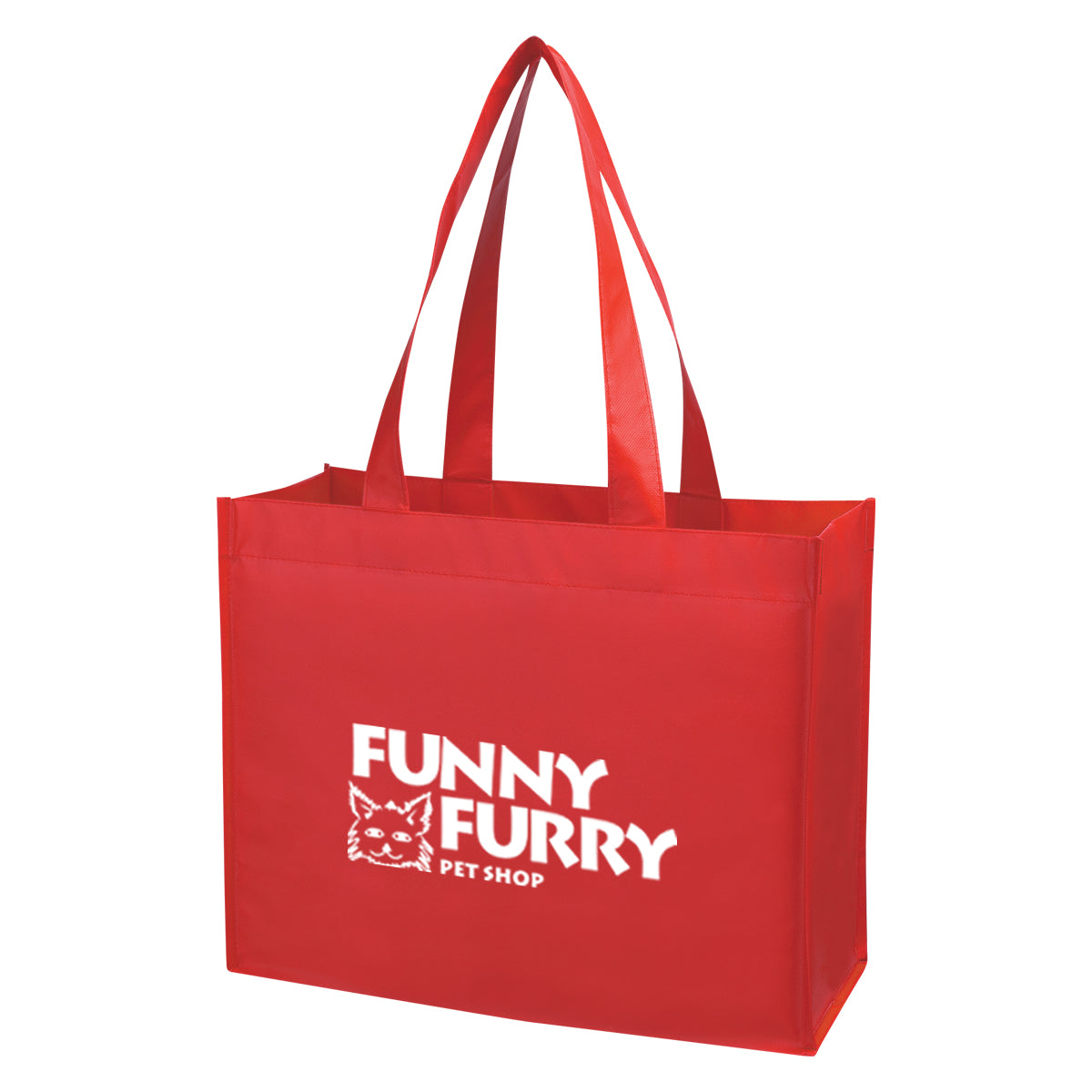 Matte Laminated Non-Woven Shopper Tote Bag