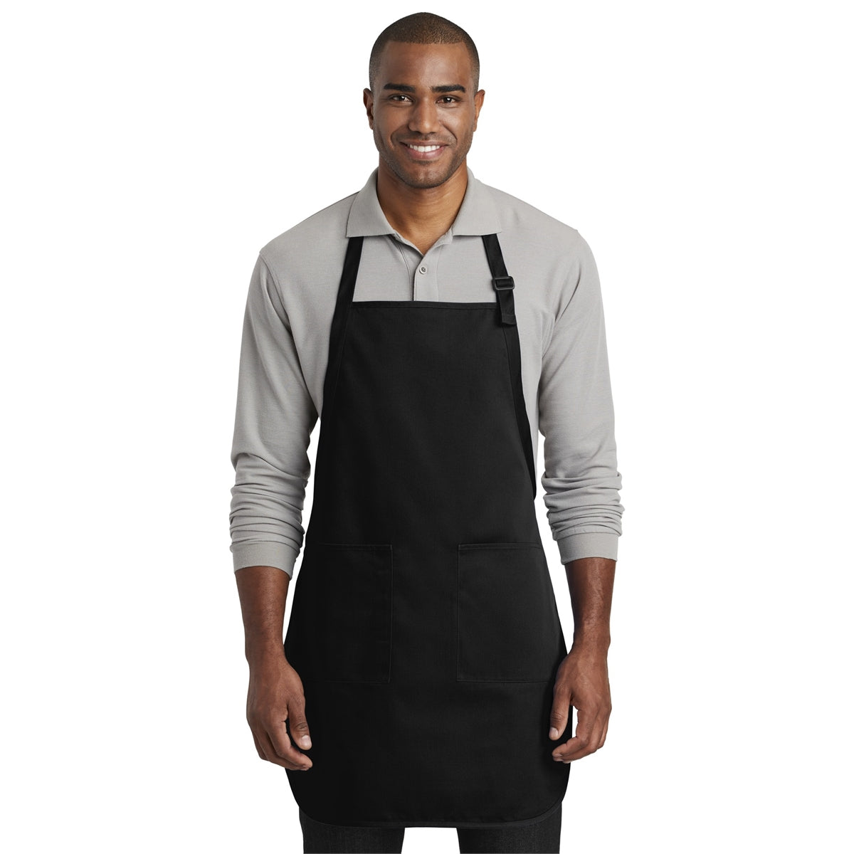 Port Authority Full-Length Two-Pocket Bib Apron