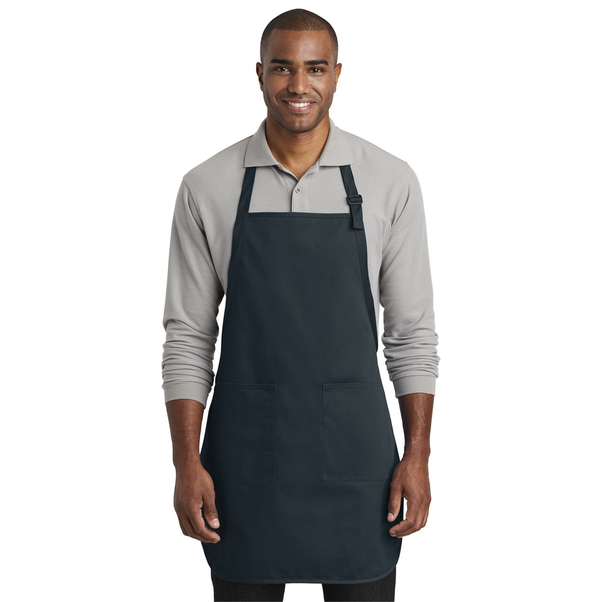 Port Authority Full-Length Two-Pocket Bib Apron
