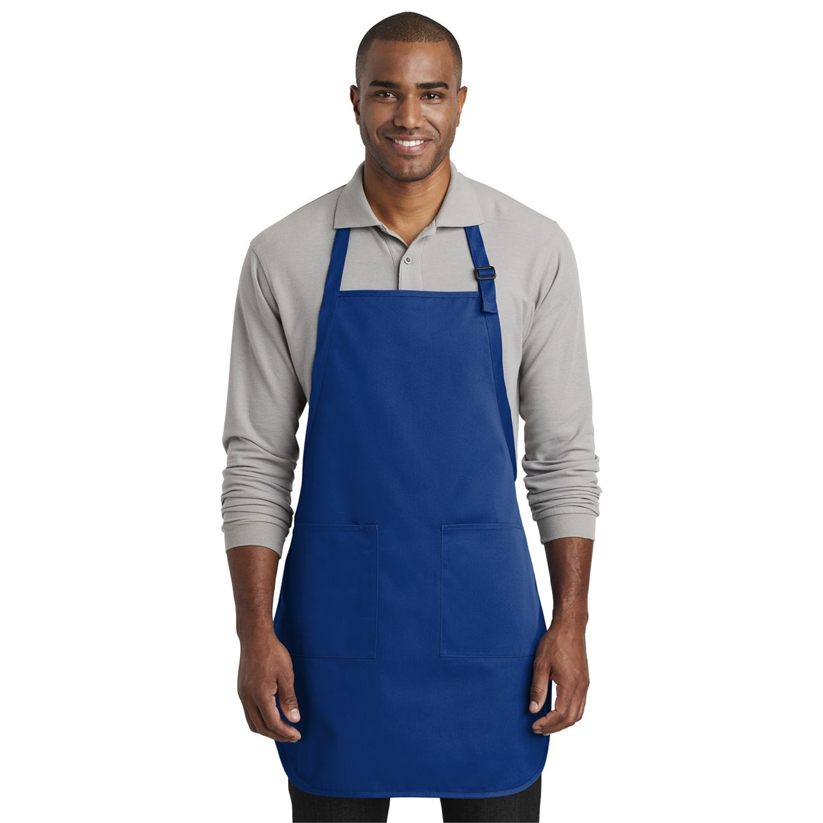 Port Authority Full-Length Two-Pocket Bib Apron