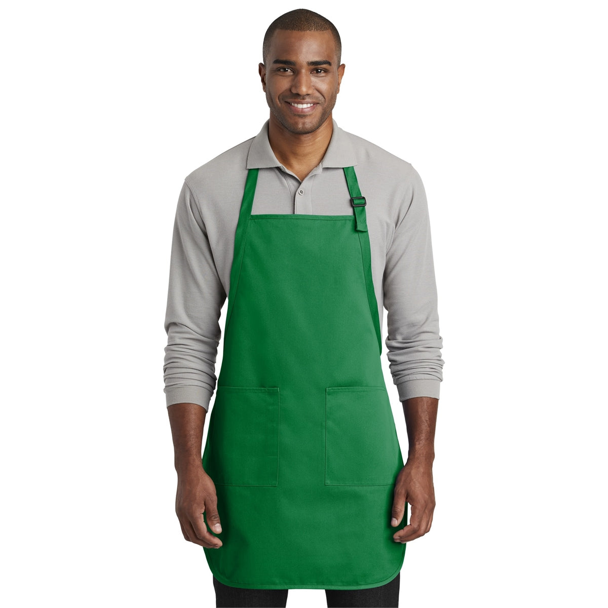 Port Authority Full-Length Two-Pocket Bib Apron