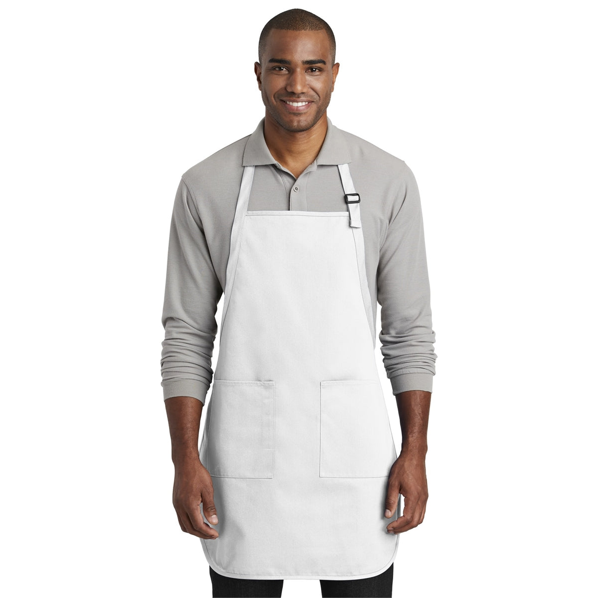 Port Authority Full-Length Two-Pocket Bib Apron