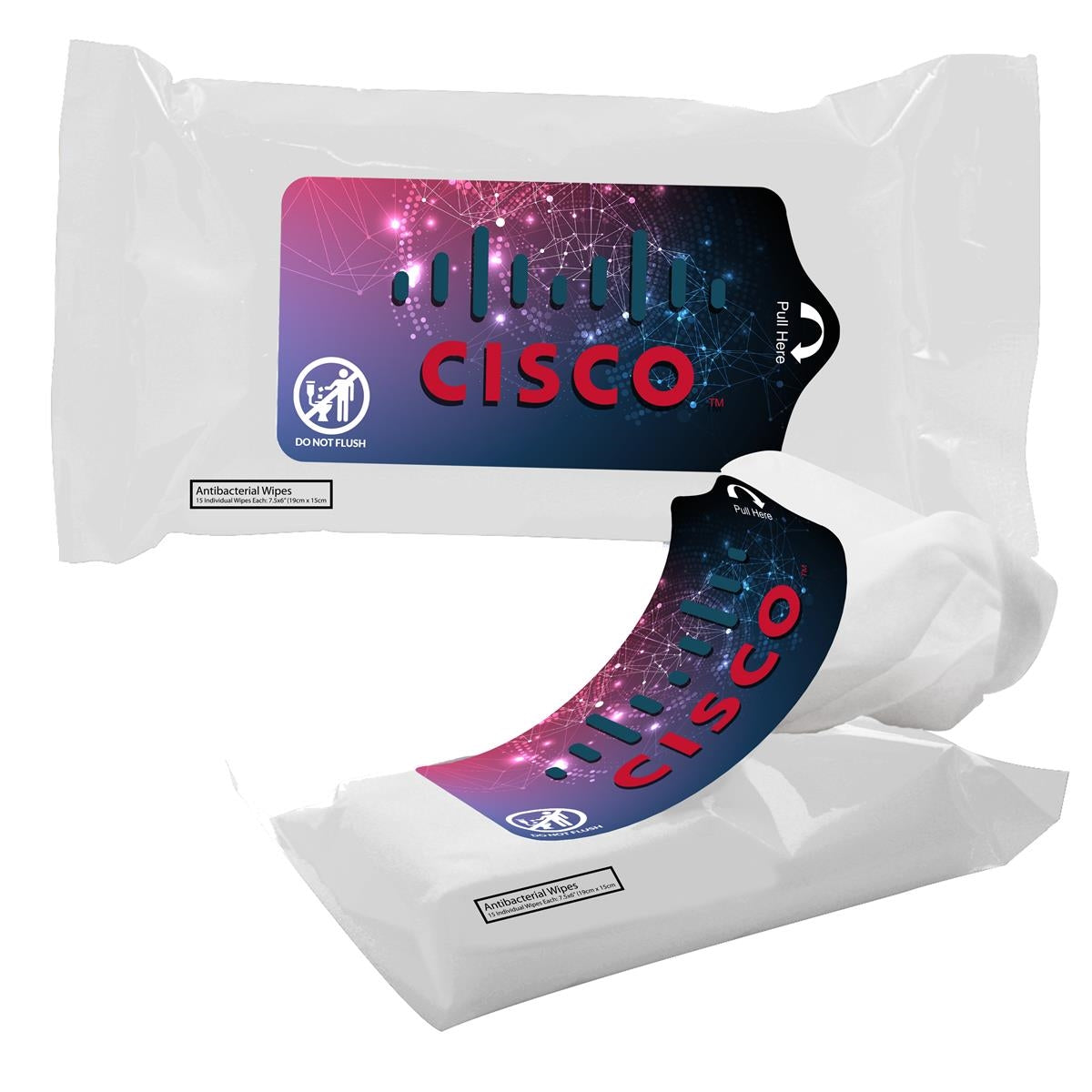 TekWipes Antibacterial Wipes in a Pouch