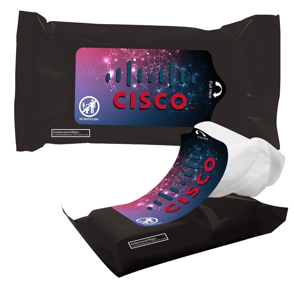 TekWipes Antibacterial Wipes in a Pouch