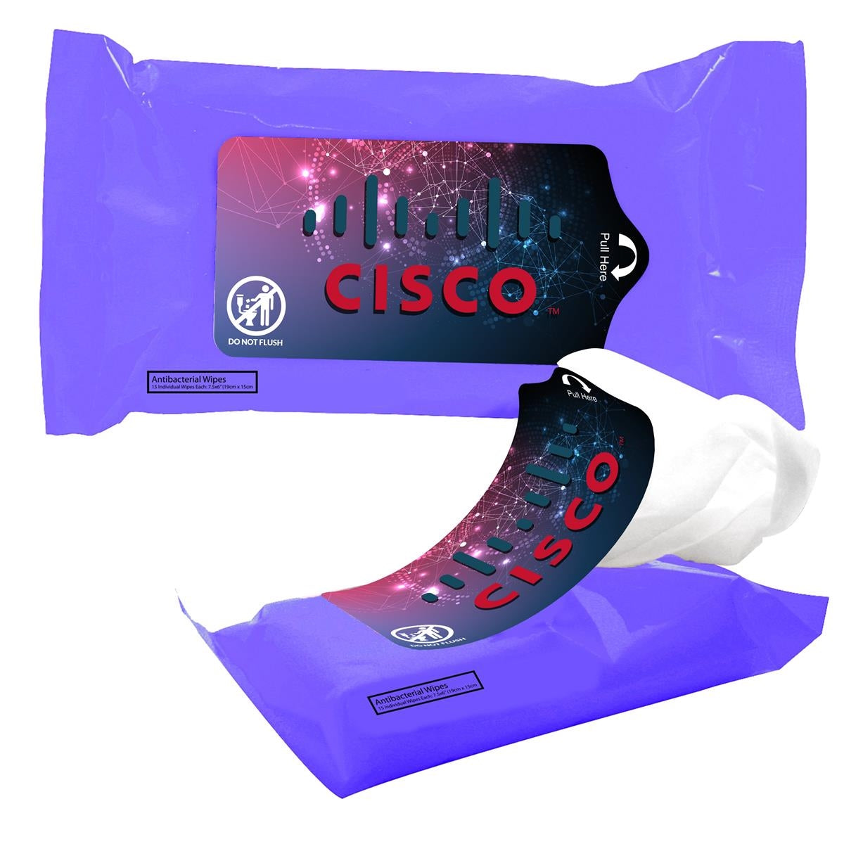 TekWipes Antibacterial Wipes in a Pouch