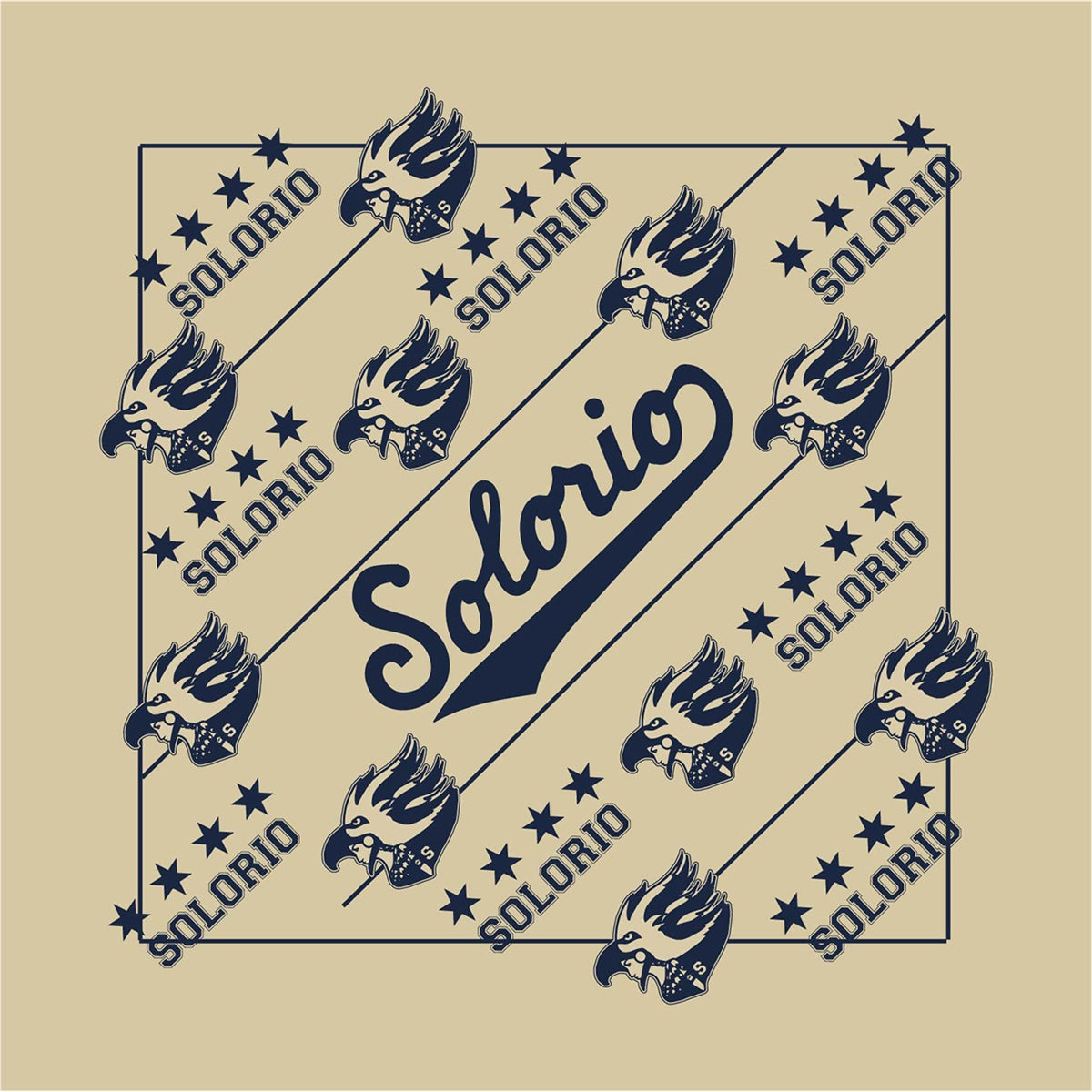 USA Made Solid Stock Colors Bandana