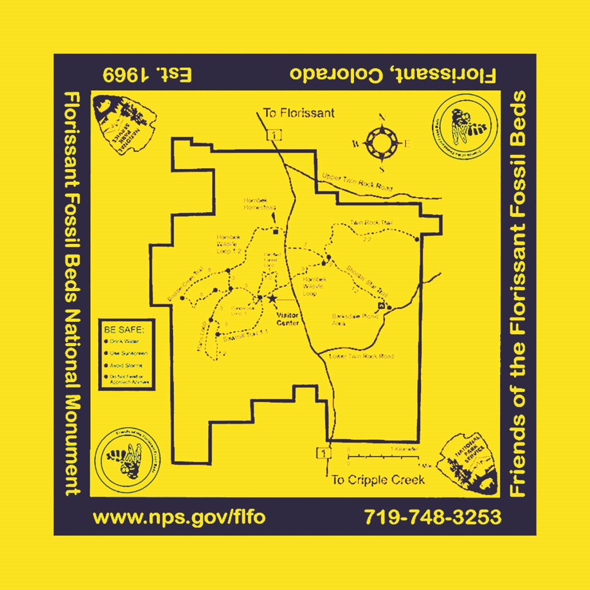 USA Made Solid Stock Colors Bandana