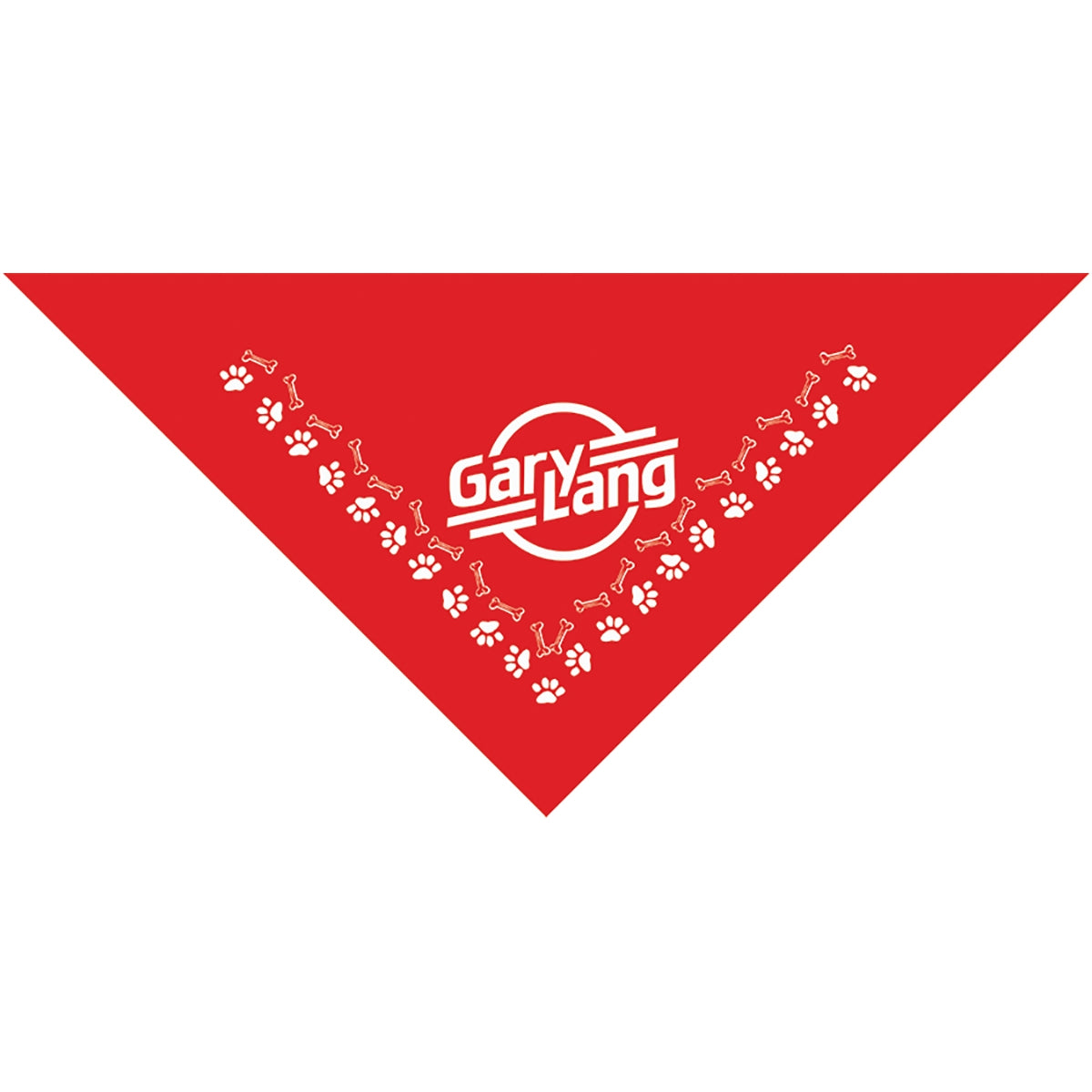 Med - Large Solid Triangle Bandanna - Made in the USA