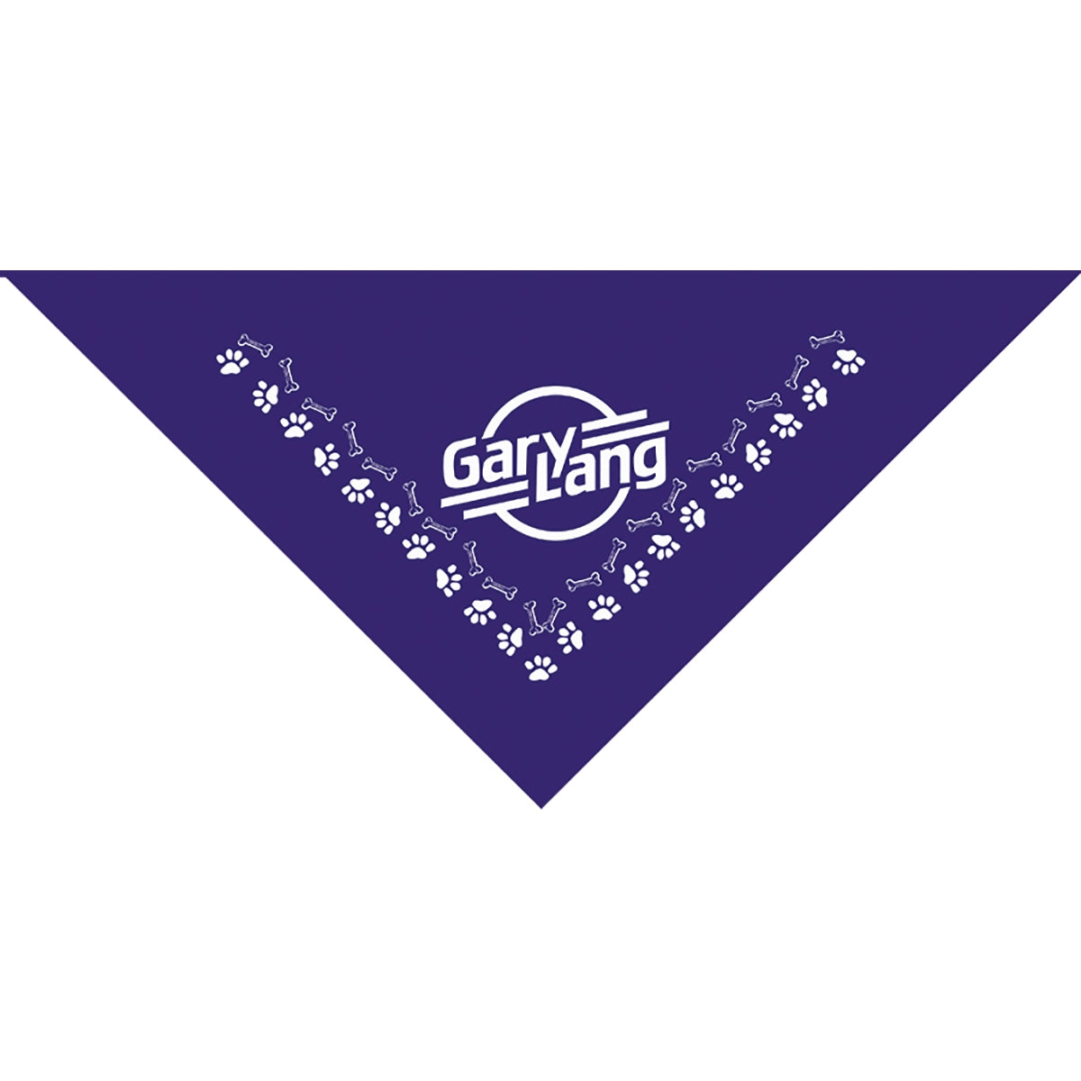 Med - Large Solid Triangle Bandanna - Made in the USA