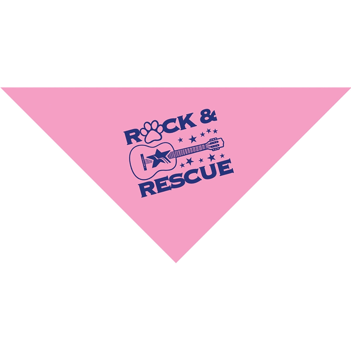 Med - Large Solid Triangle Bandanna - Made in the USA