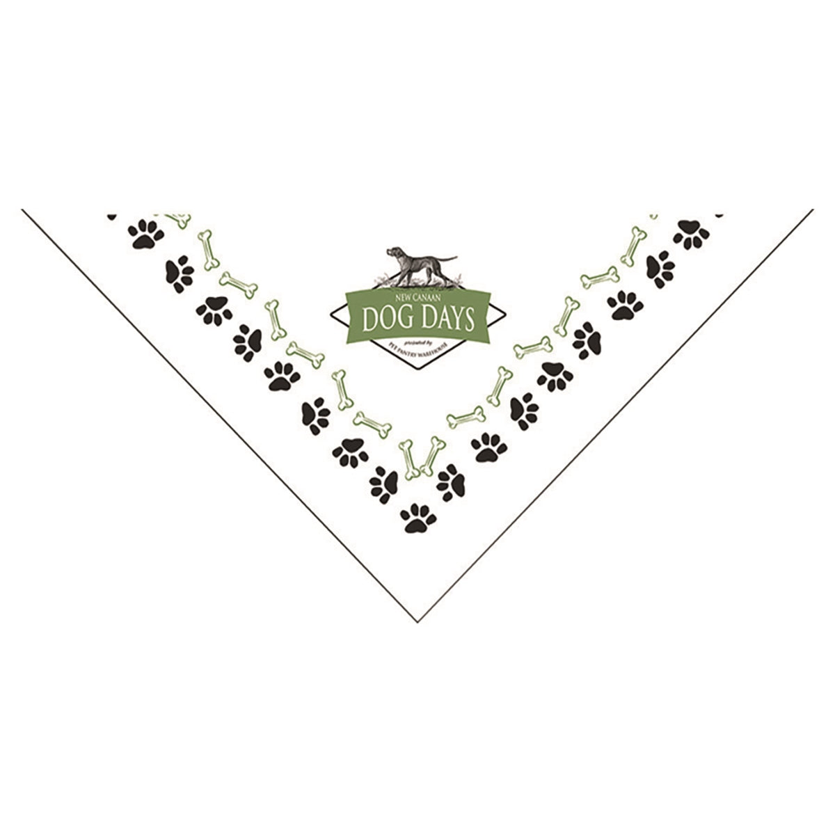 Med - Large Solid Triangle Bandanna - Made in the USA