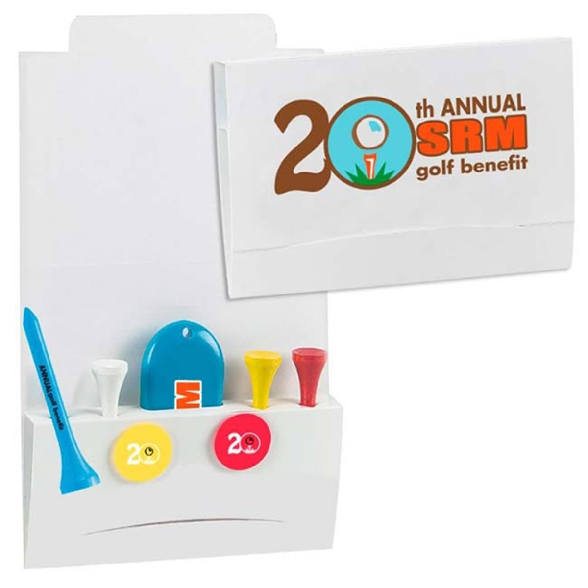 4-2-1 Golf Tee Packet - 3-1/4