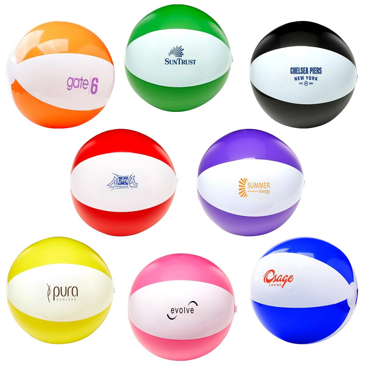16" Two-Tone Beach Ball