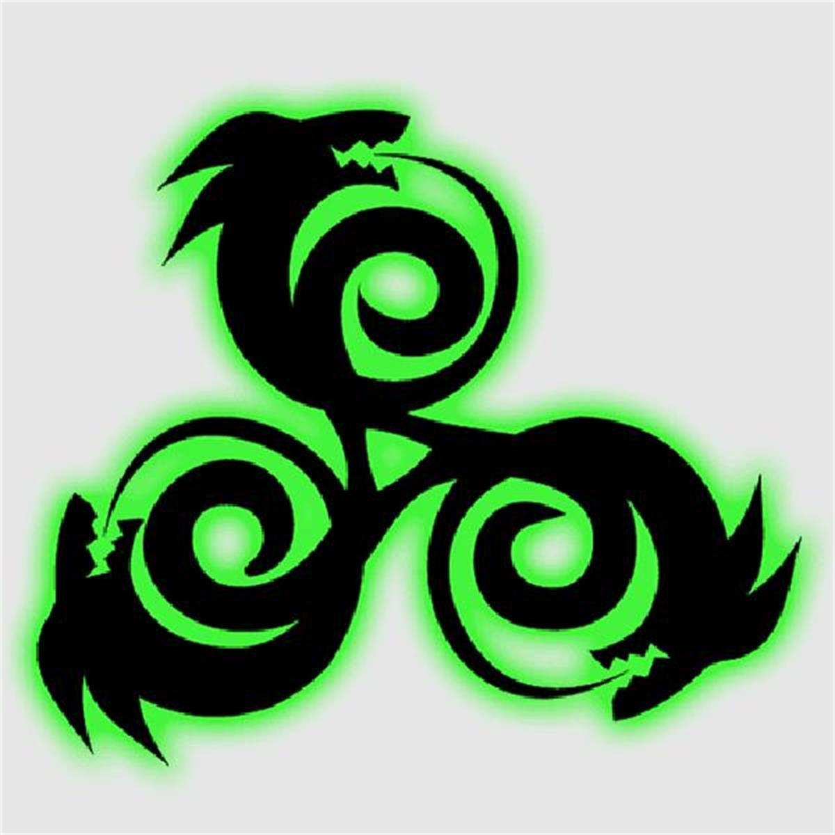 Glow in Dark Temporary Tattoos - 2" x 2"