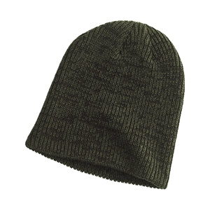 Ribbed Marled Beanie