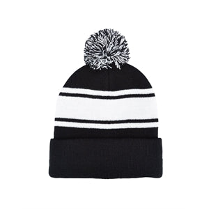 Knit Beanie With Pom Pom