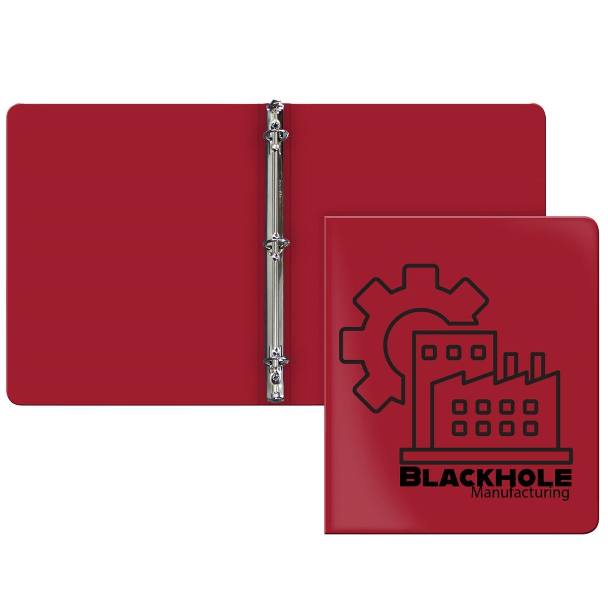 1/2" Round Three Ring Poly Binde