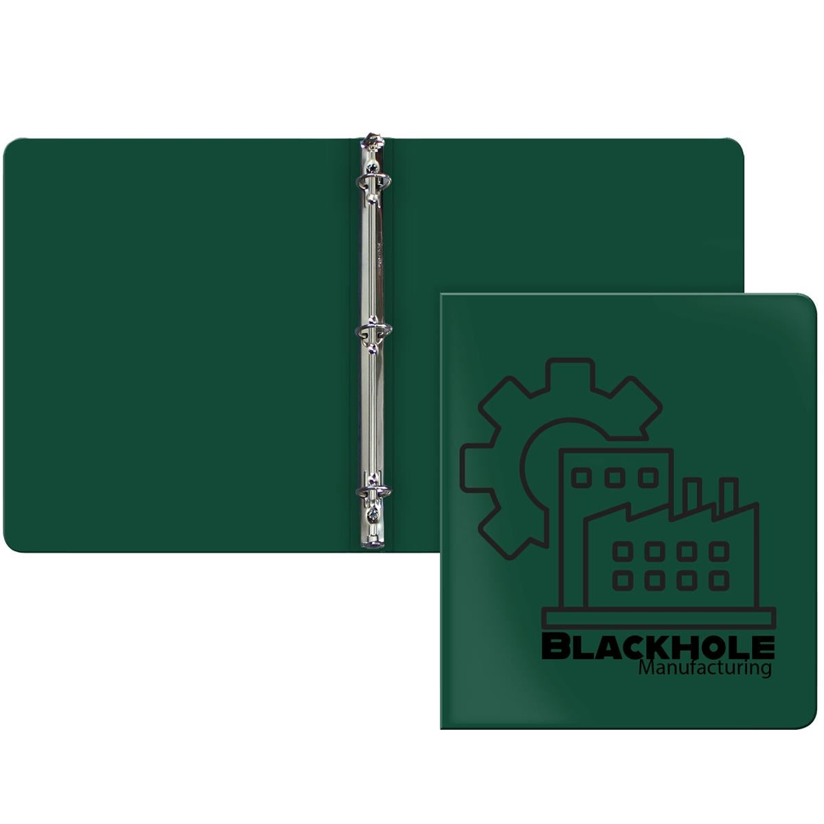 1/2" Round Three Ring Poly Binde