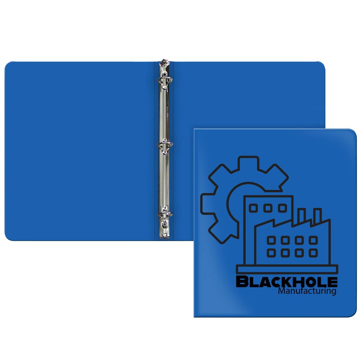 1/2" Round Three Ring Poly Binde