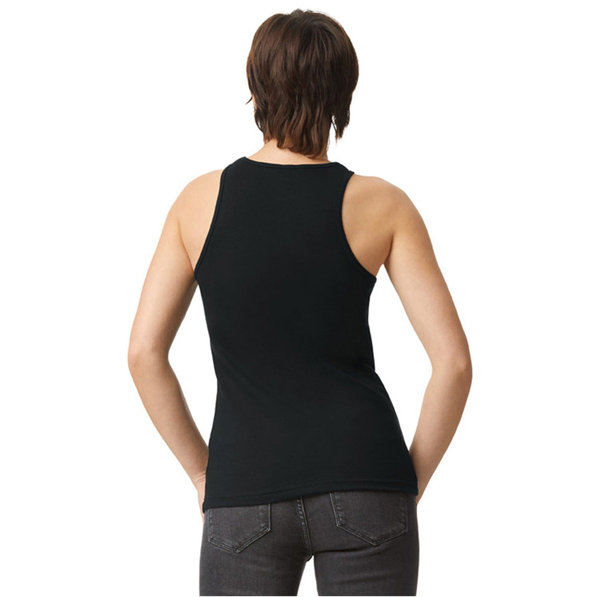 Ladies' CVC Racerneck Tank
