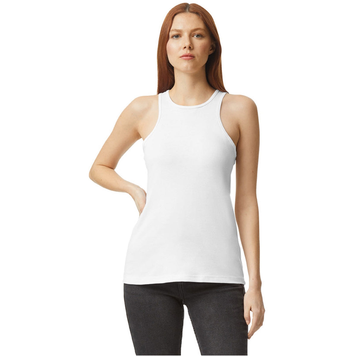 Ladies' CVC Racerneck Tank