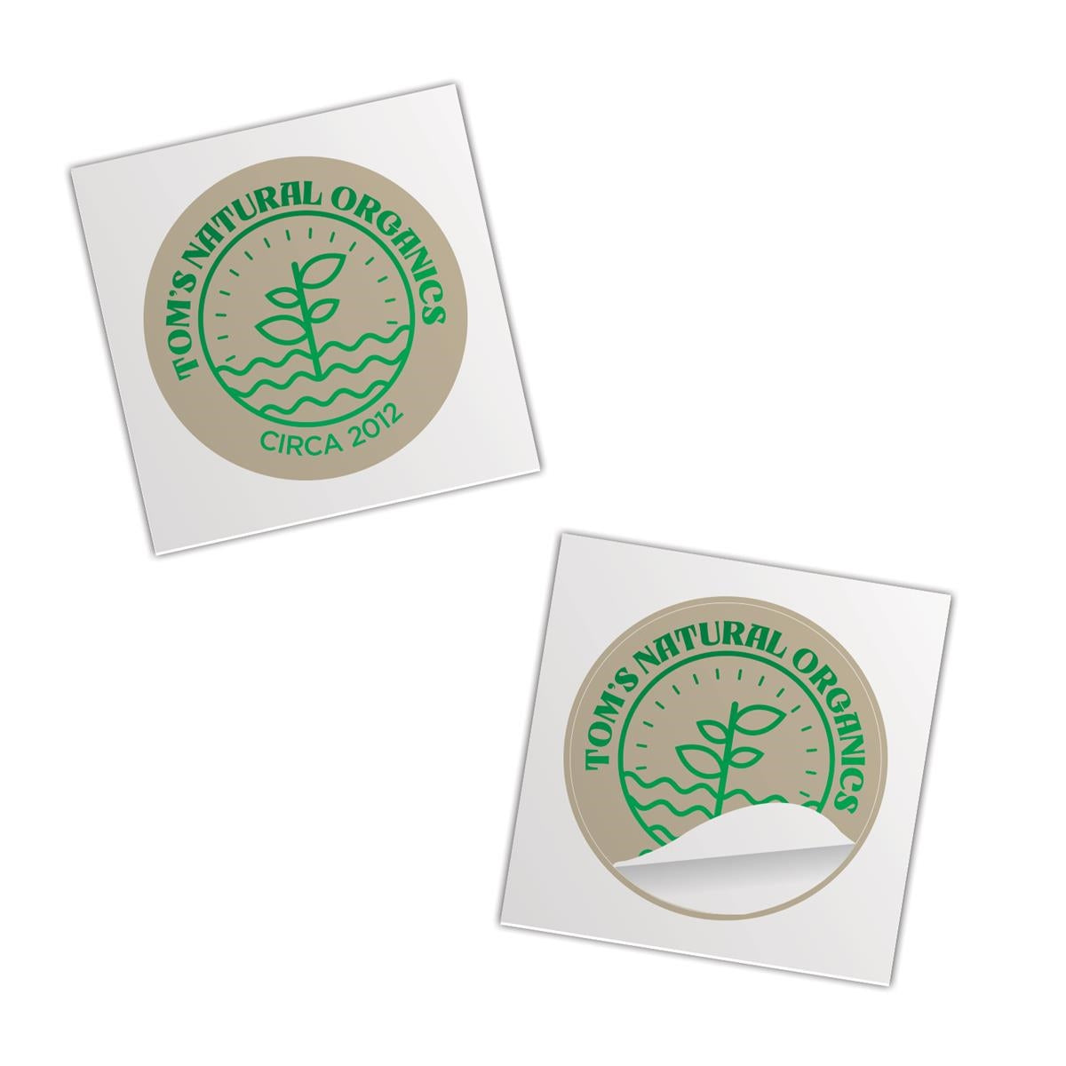 Round Foil Stickers