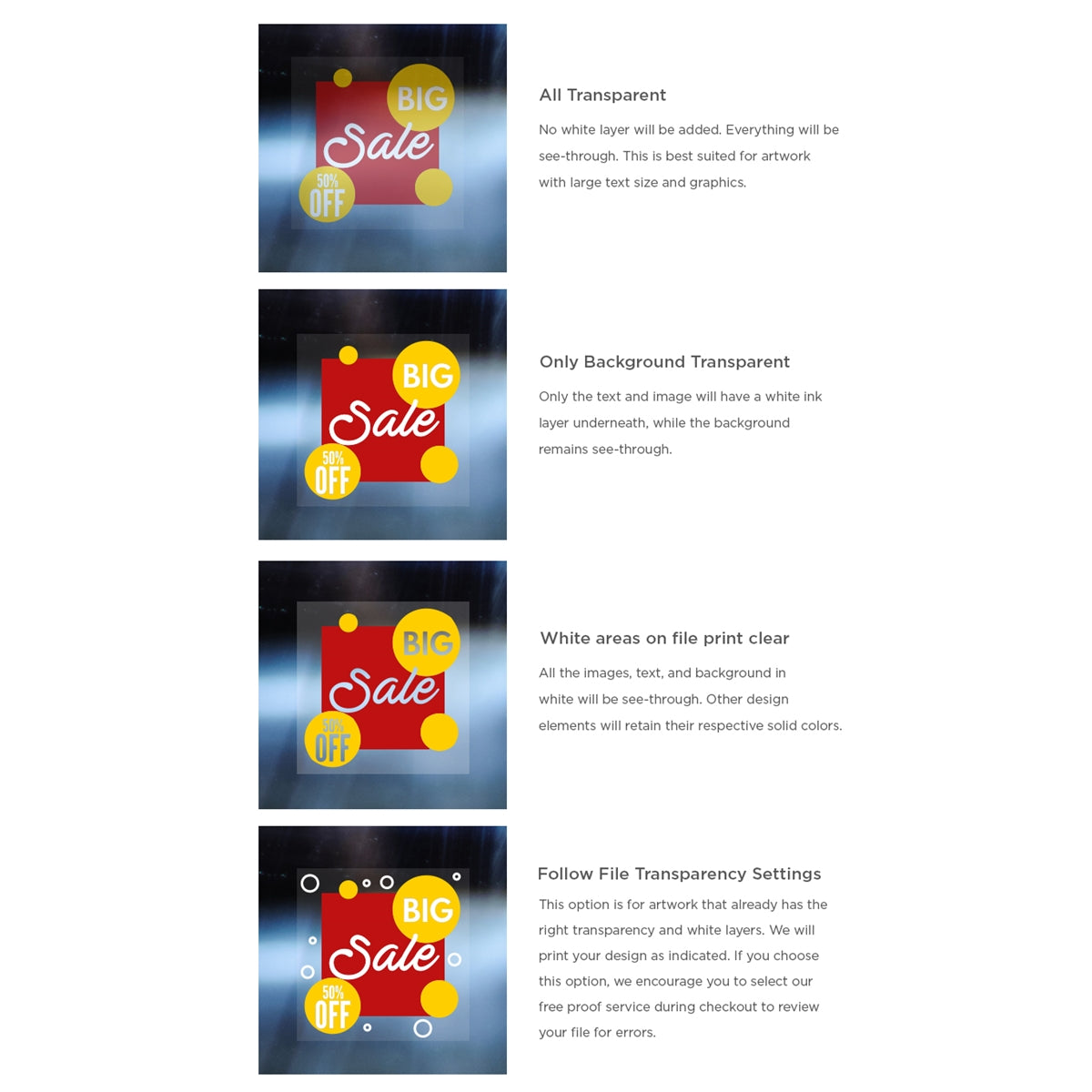 Circle Window Clings