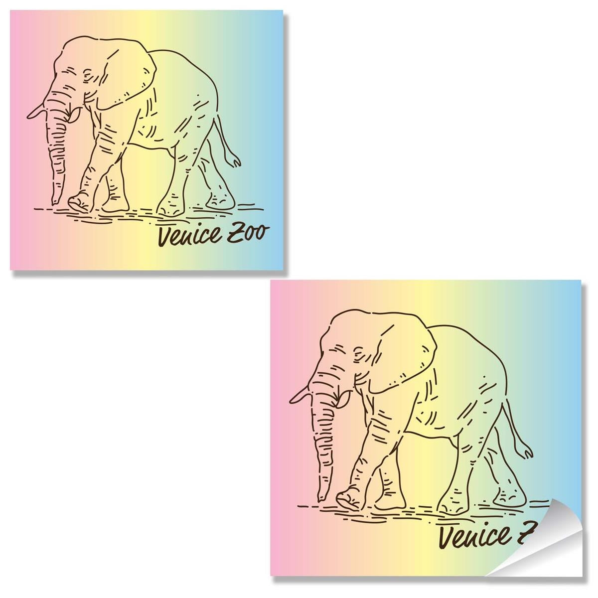 Square Foil Stickers