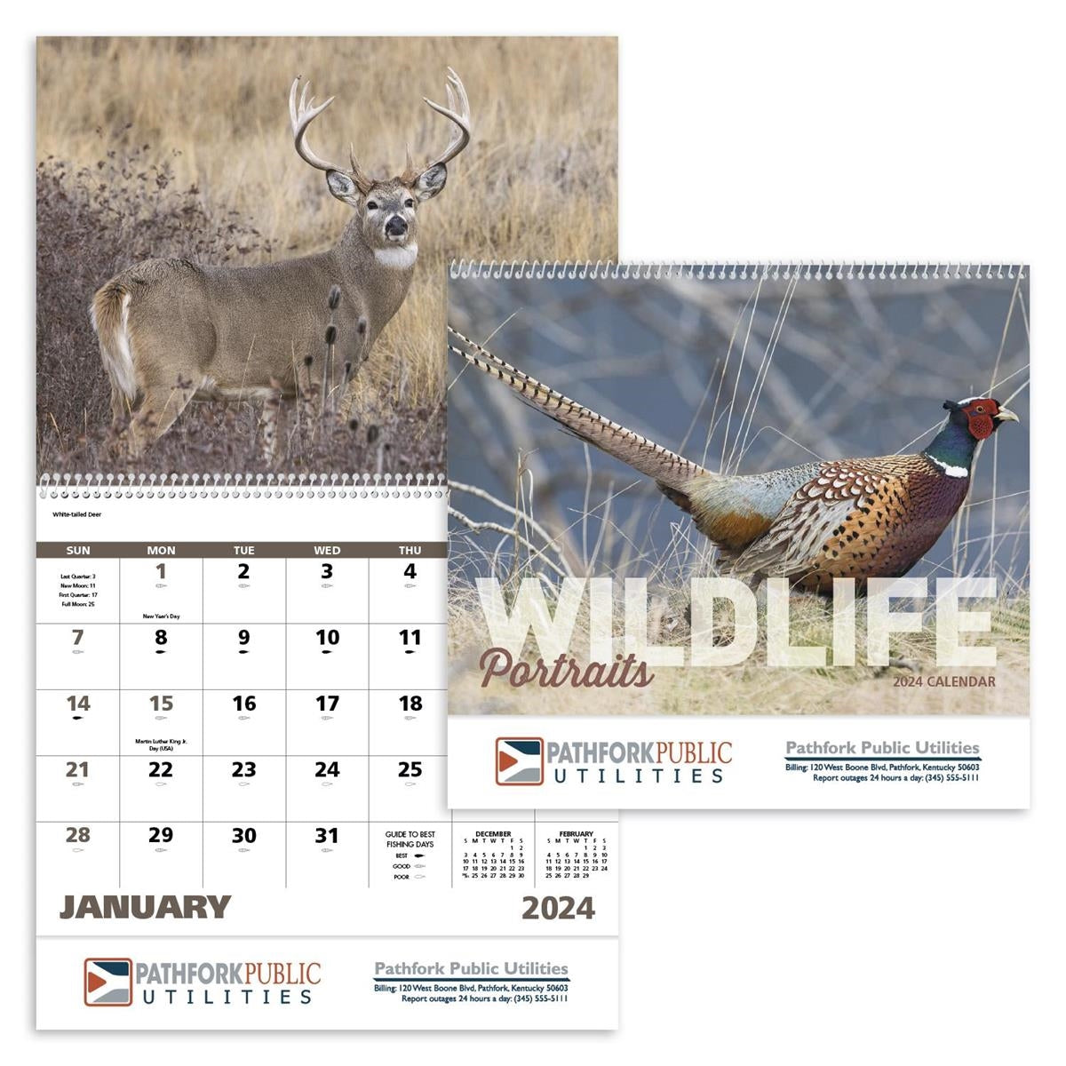Spiral Wildlife Portraits Appointment Calendar
