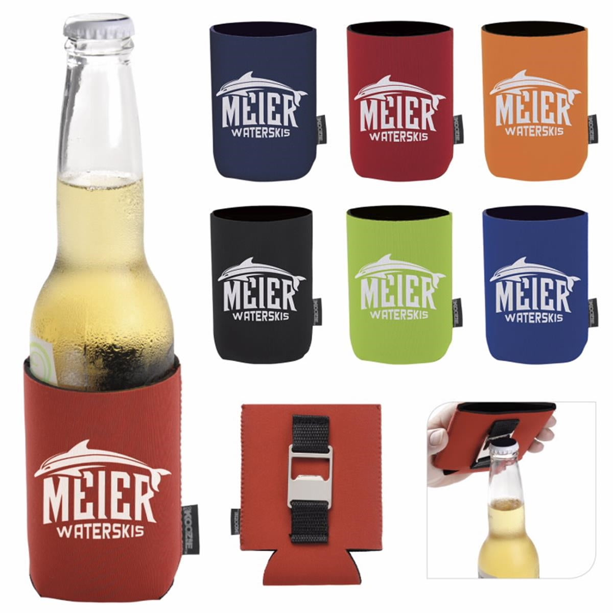 Bottle Opener KOOZIE Can Kooler