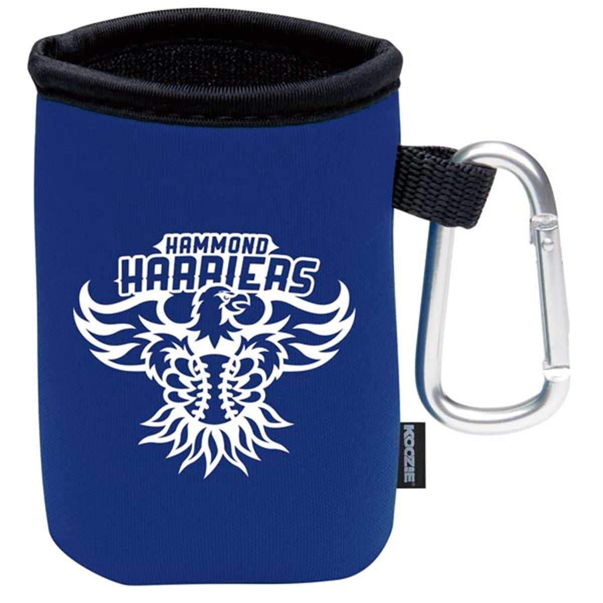 Collapsible Koozie Can Kooler with Carabiner