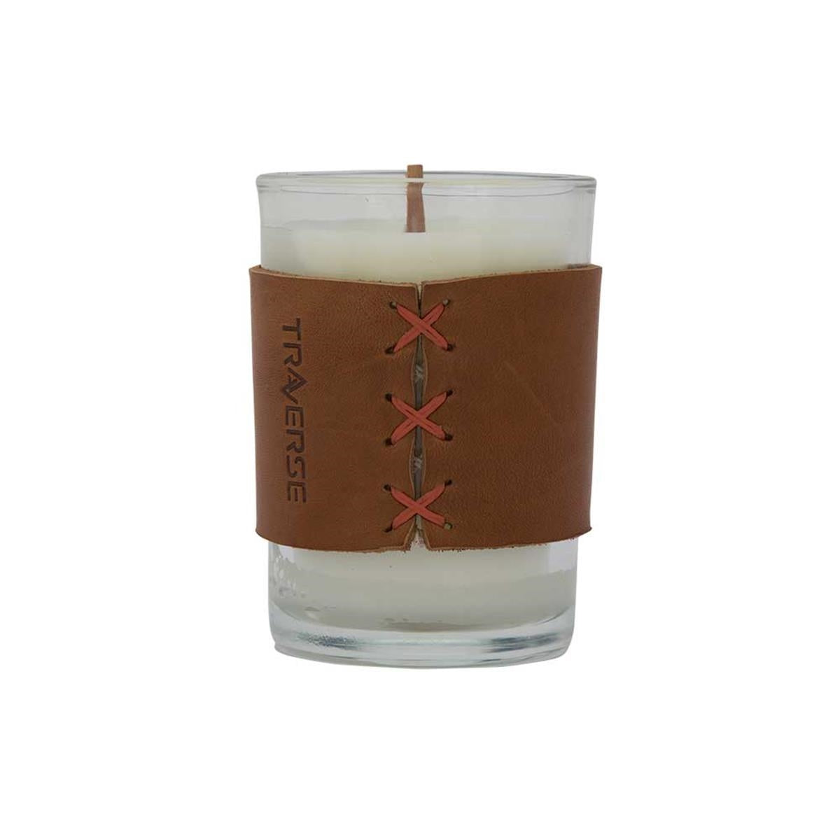 HARPER 8oz. Candle with Leather Sleeve