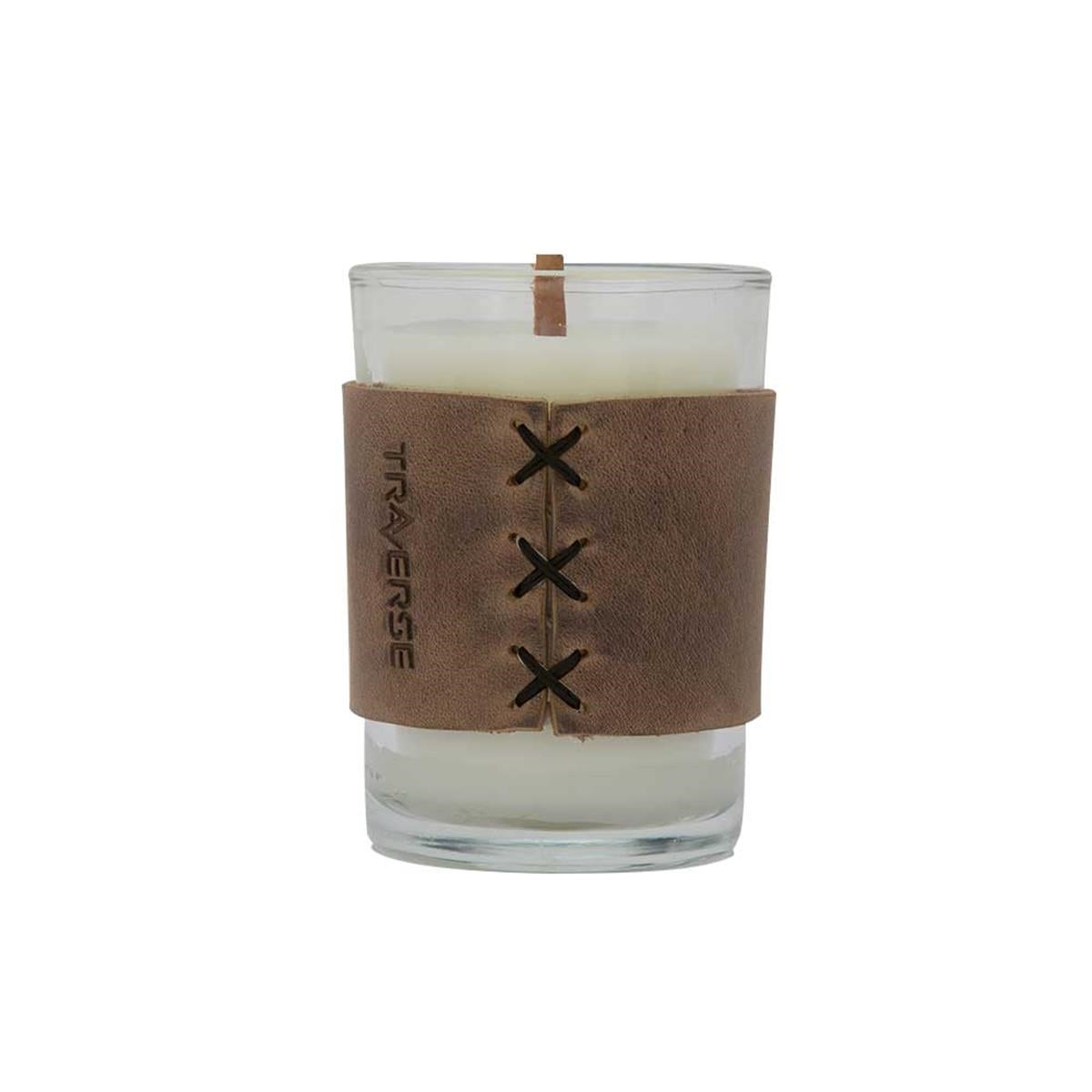 HARPER 8oz. Candle with Leather Sleeve