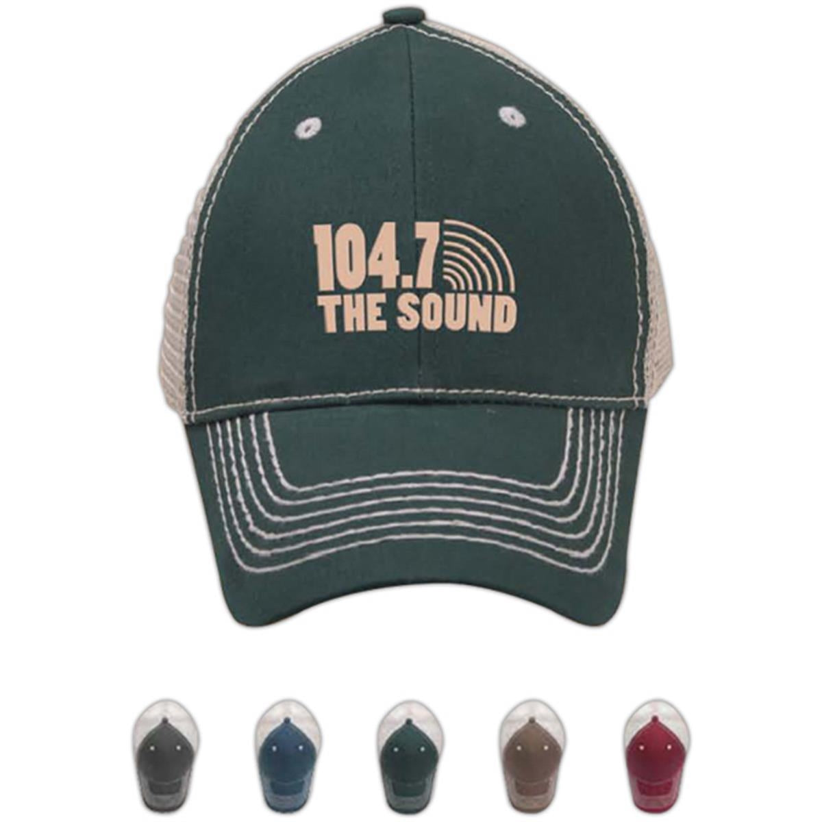 Heavy Stitch Cap with Mesh