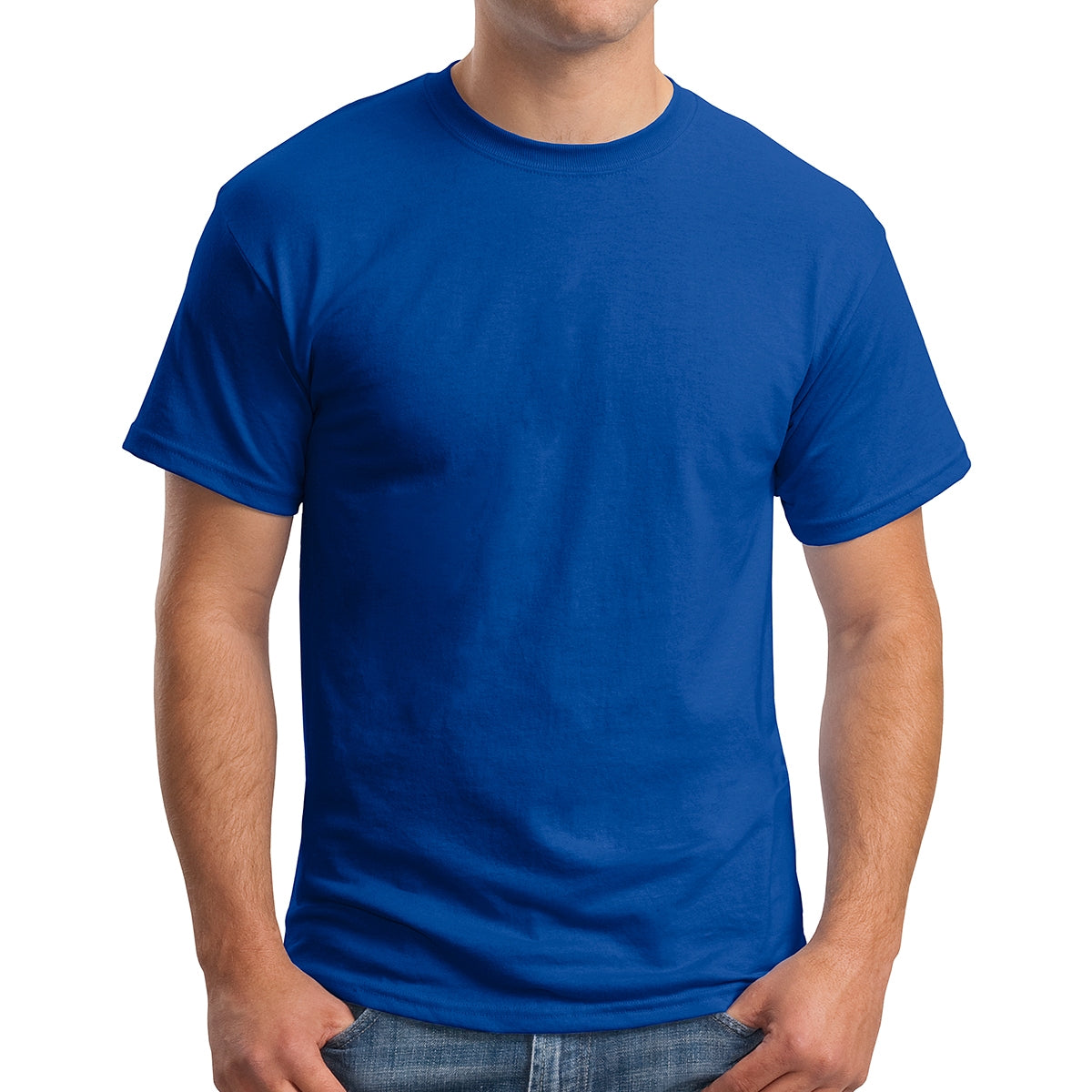 Hanes- EcoSmart50/50 Cotton/Poly T-Shirt